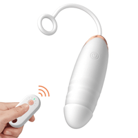 Thrusting & 42°C Heating Portable Bullet Vibrator Double Stimulation