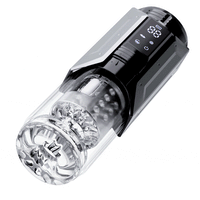 7 Mode Vacuum Sucking & Vibrating Masturbator with LCD Display