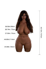 107cm/3ft6 I-cup Silicone Sex Doll Torso – Roxy - Image 12