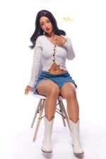 152cm/4ft12 A-cup Silicone Sex Doll – Mandel