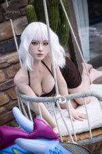 159cm/5ft3 E-cup Silicone Sex Doll – Mio - Image 8